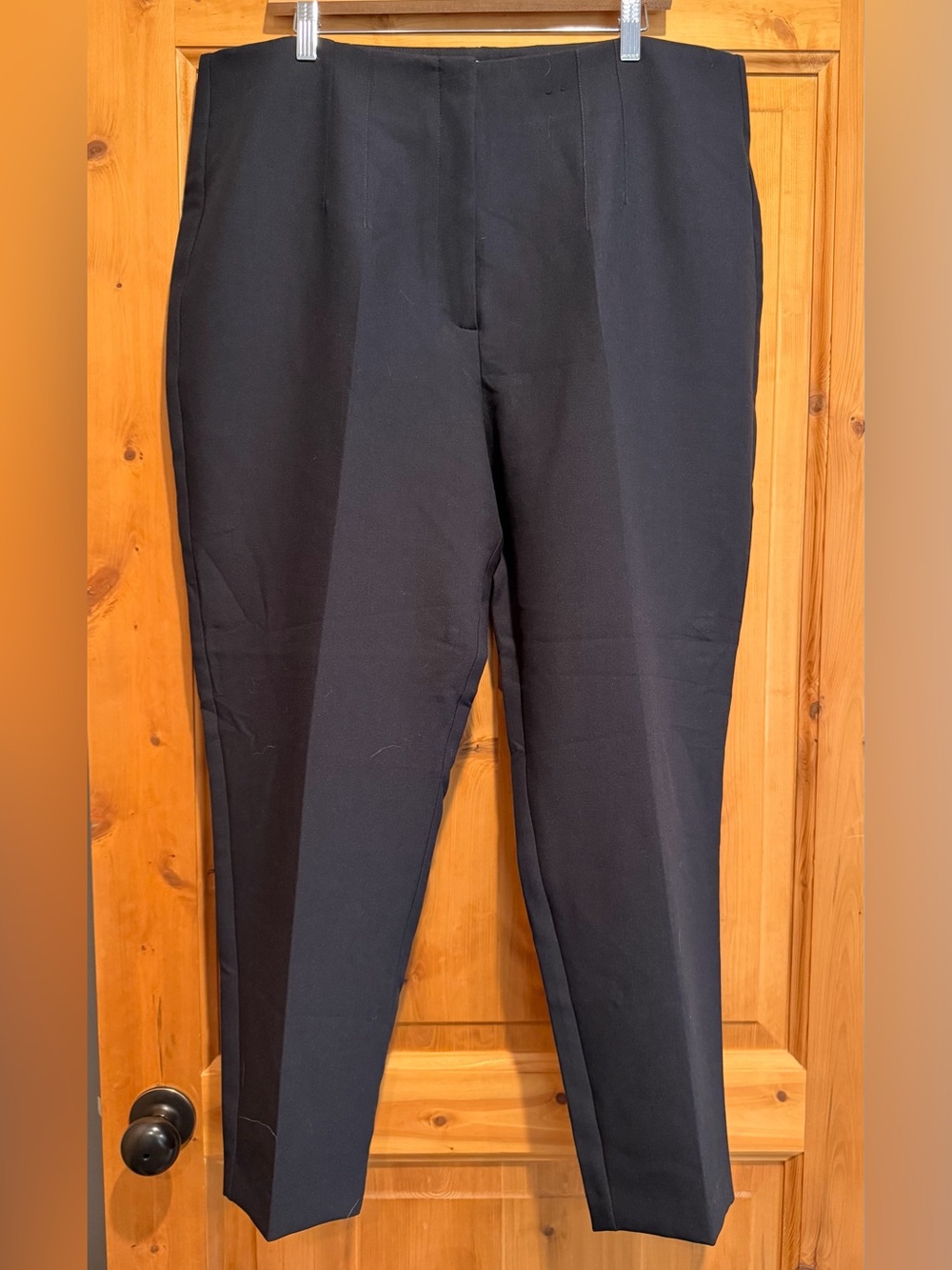 Abercrombie & Fitch Slim Straight Tailored Trousers - Black 18/34R